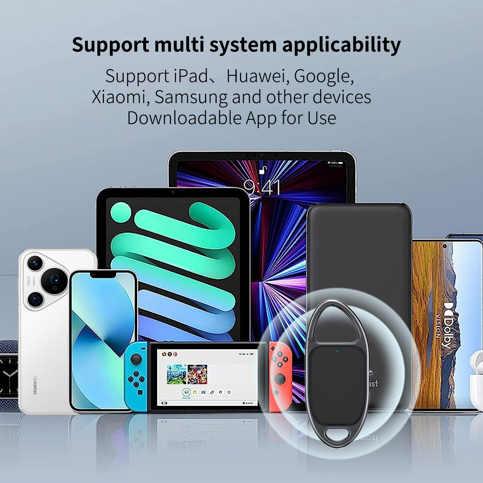 FOF Portable Carabiner AI Smart Voice Recorder, Clip-on Audio Voice-to-Text Recorder with AI Translation, Wearable Meeting & Lecture Recording Device for Outdoor, Travel, Business A04 - Image 8