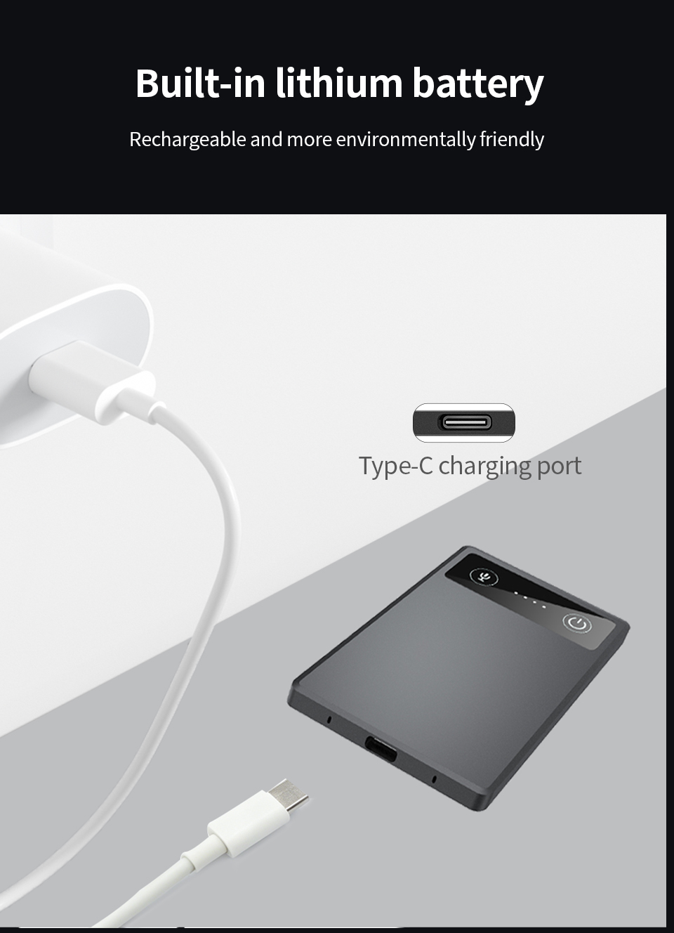 FOF Magnetic Slim Card AI Smart Voice Recorder, Ultra-Thin Voice-to-Text Audio Recorder with AI Assistant, Auto Transcription, Text Extraction & Mind Mapping for Meetings, Lectures, Interviews A03 - Image 7