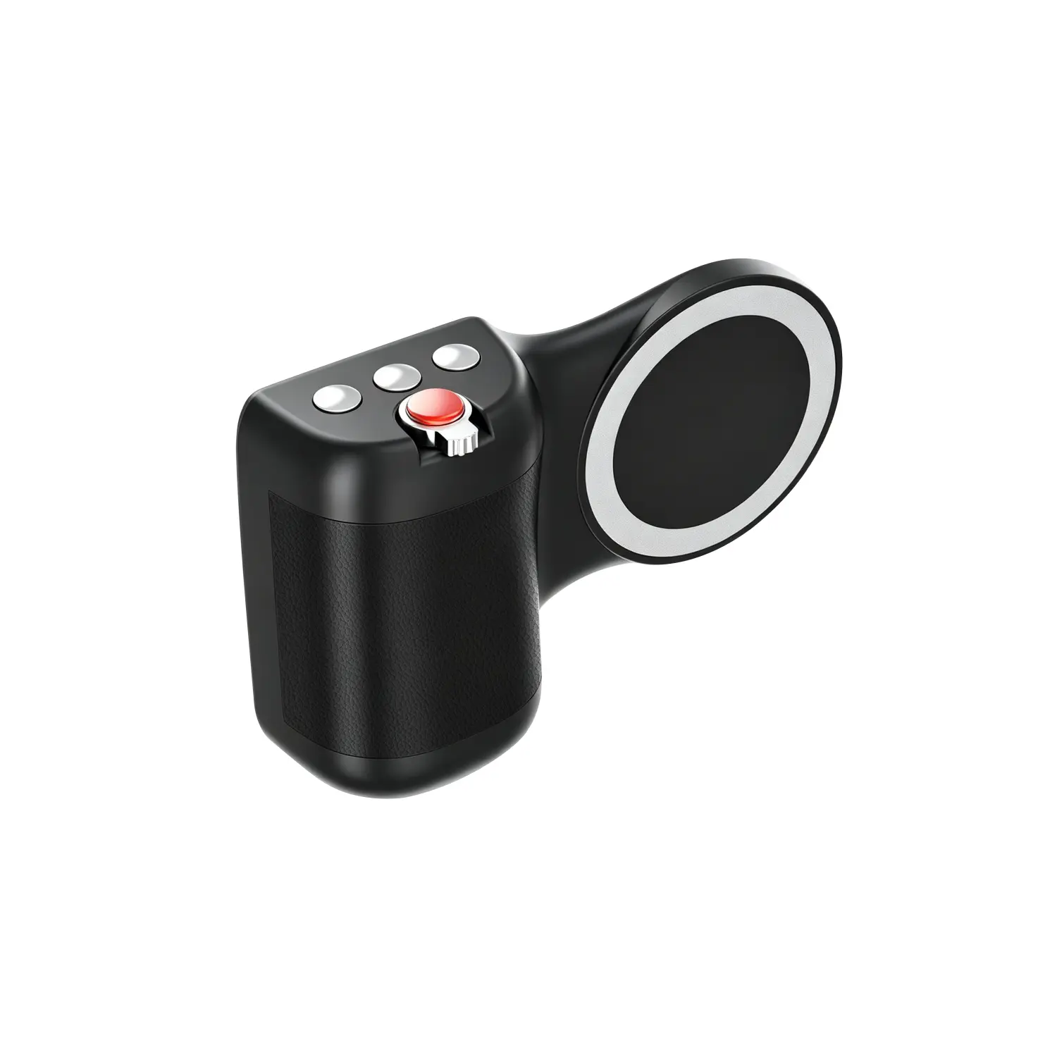FOF Magnetic Camera Grip Bluetooth Smartphone Shutter, Wireless Charging Phone Handle Grip, Adjustable Focus Photo Stabilizer Selfie Stand for Android, Google Pixel A02 - Image 2